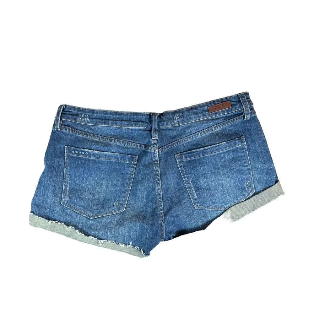 BlankNYC The Fulton Distressed Denim Shorts - Picture 2 of 7
